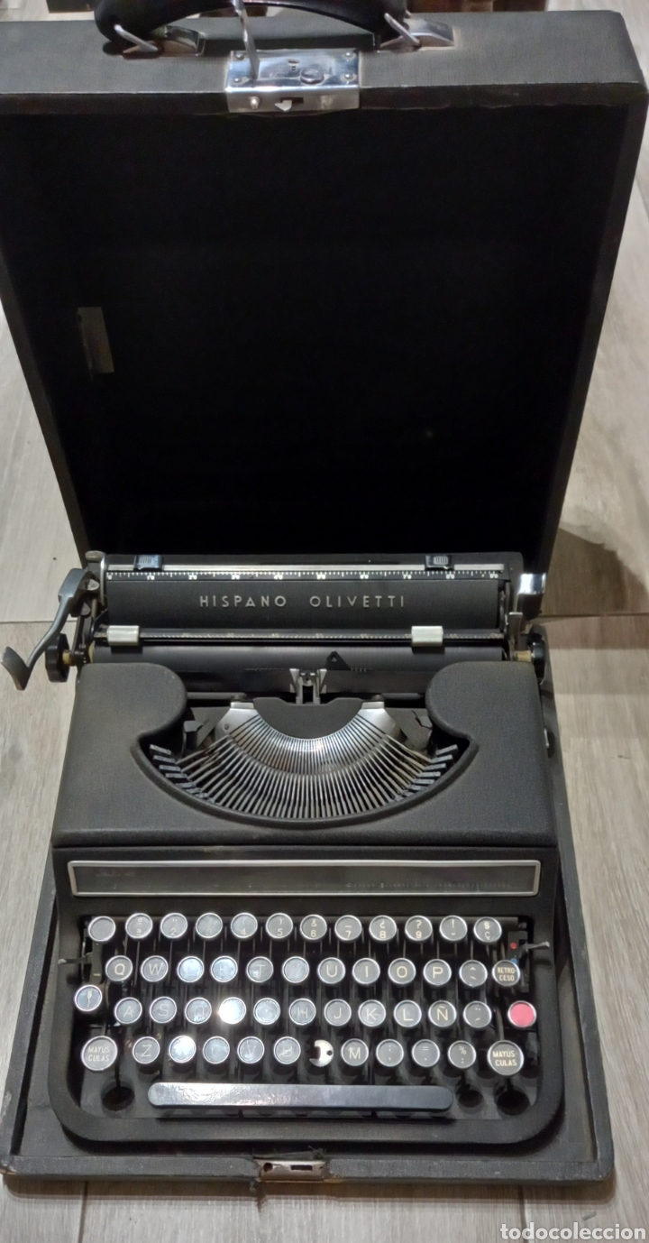 Antig&uuml;edades: M&aacute;quina de escribir HISPANO OLIVETTI - Foto 1