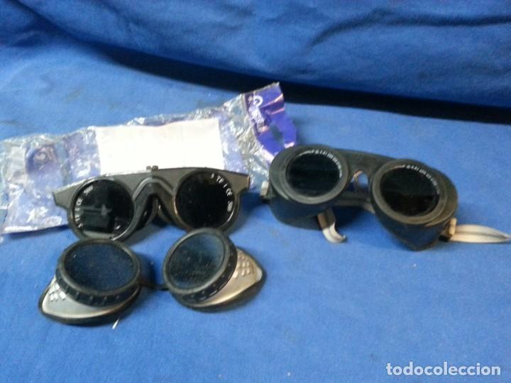 Antig&uuml;edades: GAFAS PARA SOLDAR - 3 GENERACIONES - Foto 1