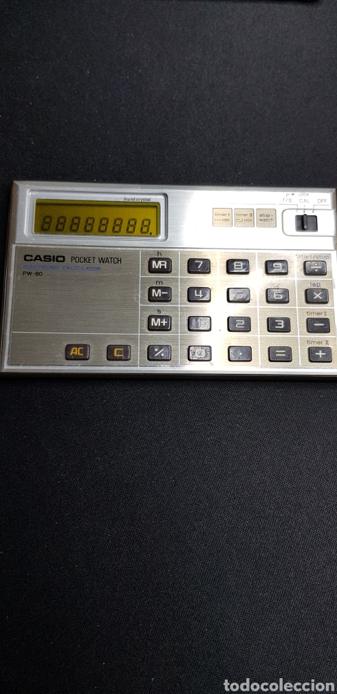Antig&uuml;edades: Antigua Calculadora CASIO PW-80 - Foto 3