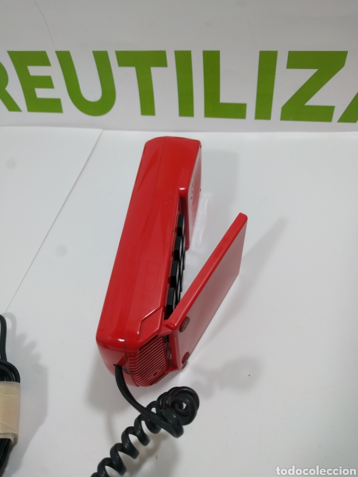 Tel&eacute;fonos: Antiguo tel&eacute;fono Telyco. Mod Benjam&iacute;n 88. Funcionando. - Foto 4