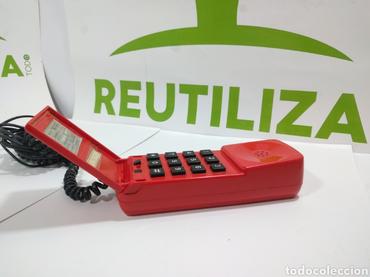 Tel&eacute;fonos: Antiguo tel&eacute;fono Telyco. Mod Benjam&iacute;n 88. Funcionando. - Foto 6