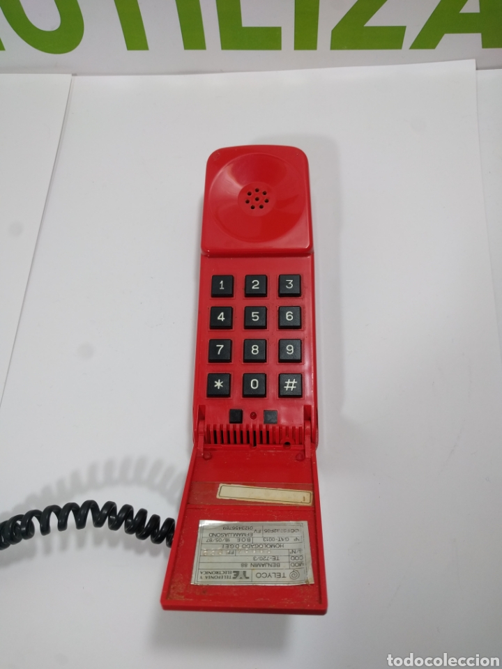 Tel&eacute;fonos: Antiguo tel&eacute;fono Telyco. Mod Benjam&iacute;n 88. Funcionando. - Foto 1