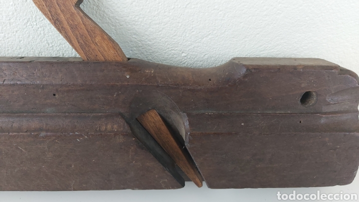 Antig&uuml;edades: ANTIGUO GUILLAMEN CEPILLO DE CARPINTERO MOLDURERO - Foto 3