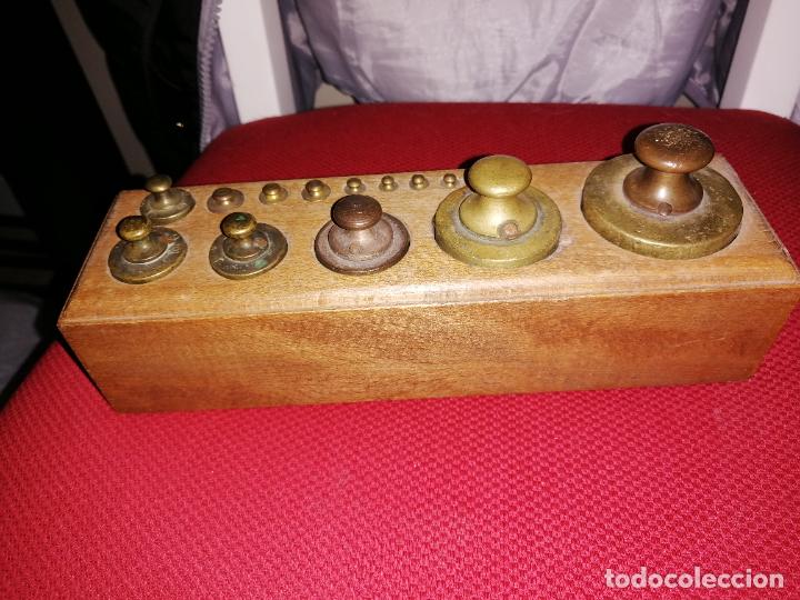 Antig&uuml;edades: ANTIGUO TACO DE PESAS - Foto 3