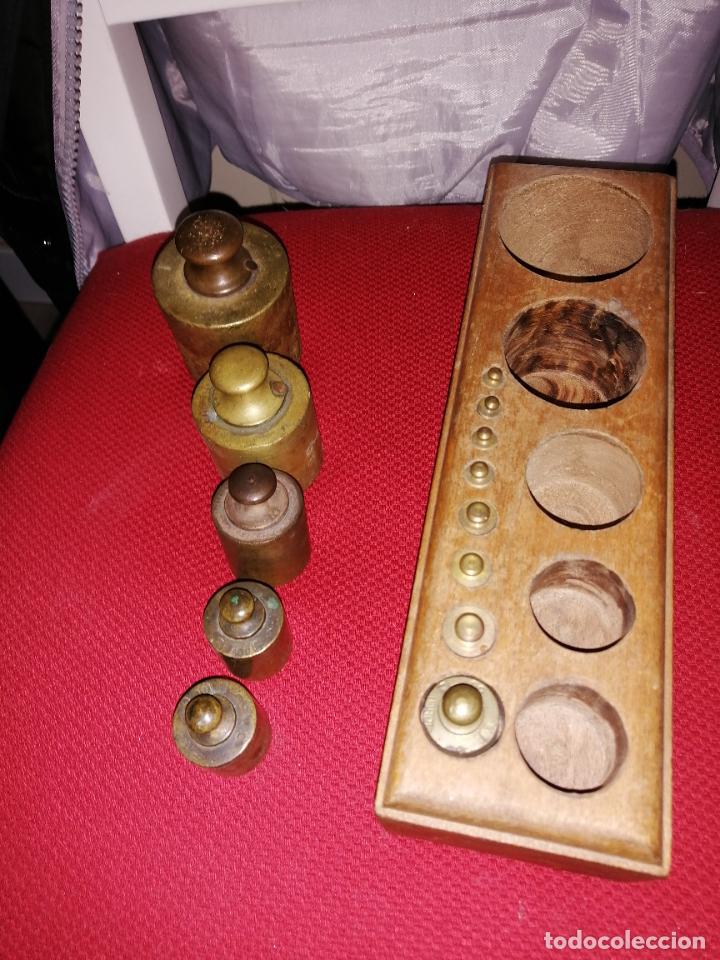 Antig&uuml;edades: ANTIGUO TACO DE PESAS - Foto 5