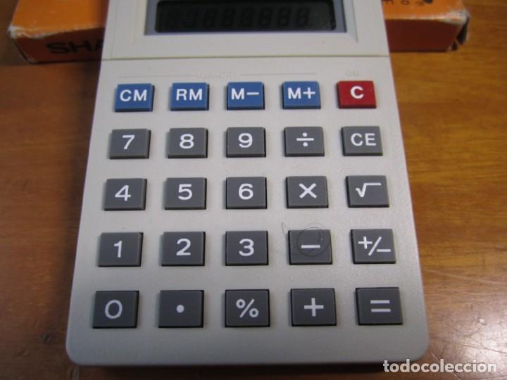 Antig&uuml;edades: Calculadora Solar Sharp Elsi Mate EL-240 con Caja - Foto 6