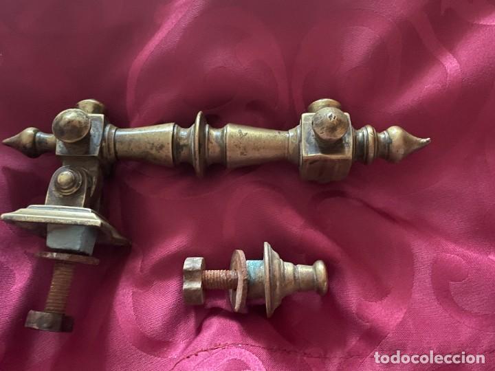 Antig&uuml;edades: Bonito llamador aldaba completo - Foto 6