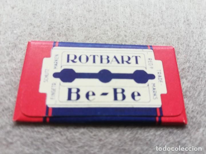 Antig&uuml;edades: HOJA AFEITAR ROTBART CON CUCHILLA (COLECCIONISTAS) - Foto 2