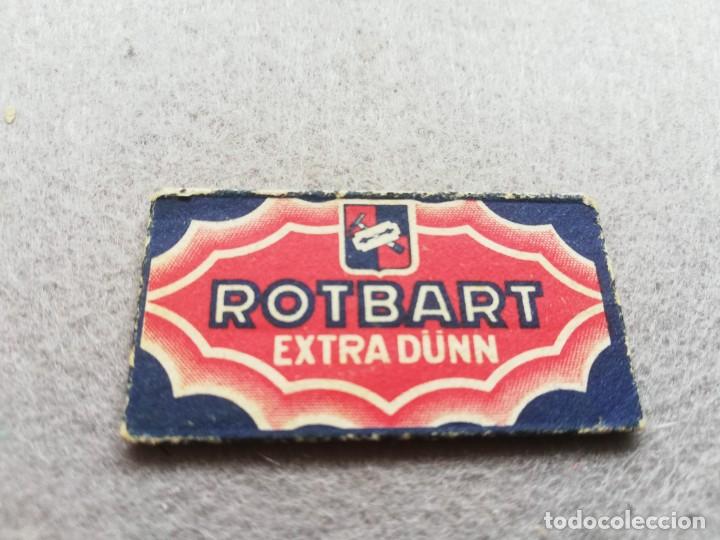 Antig&uuml;edades: HOJA AFEITAR ROTBART CON CUCHILLA (COLECCIONISTAS) - Foto 1