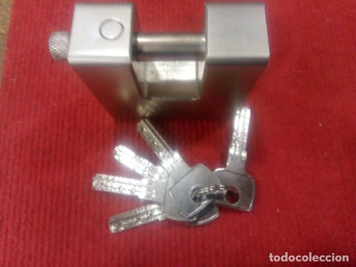 Antig&uuml;edades: CANDADO SEGURIDAD INOX. - Foto 3