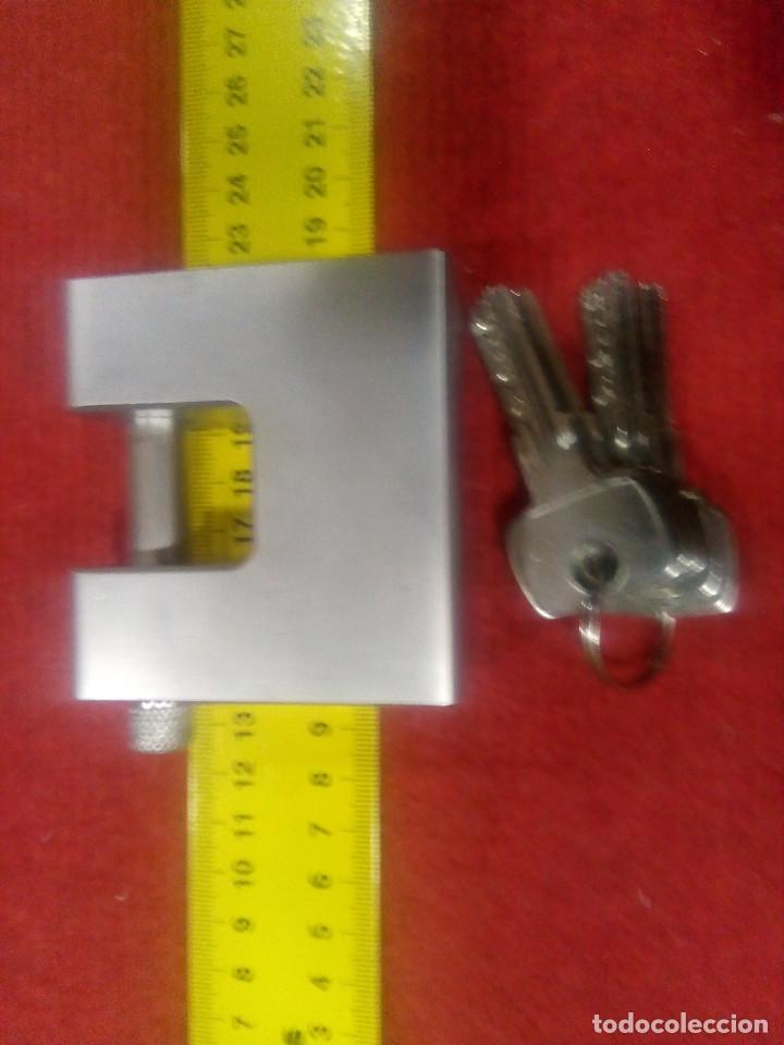 Antig&uuml;edades: CANDADO SEGURIDAD INOX. - Foto 4