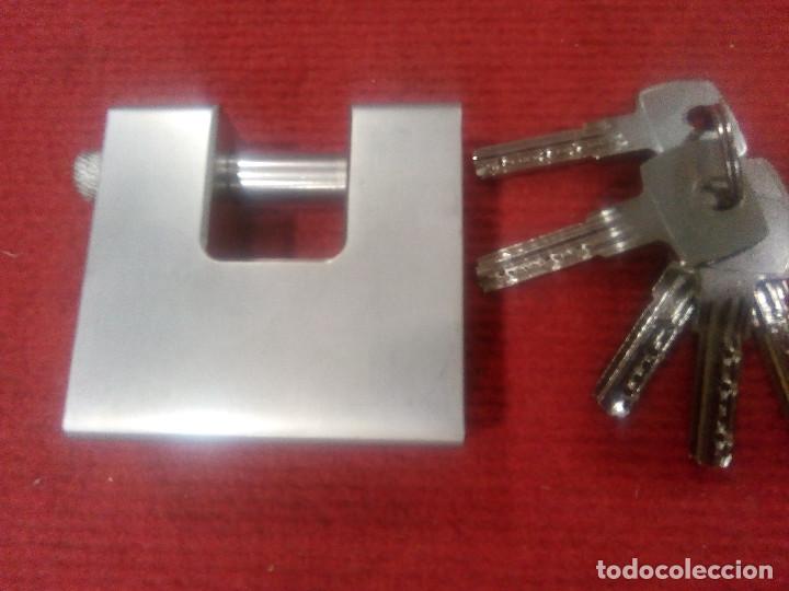 Antig&uuml;edades: CANDADO SEGURIDAD INOX. - Foto 1