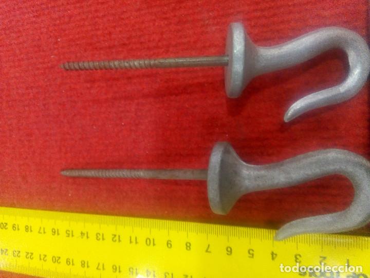Antig&uuml;edades: GANCHOS DE ALUMINIO - Foto 2