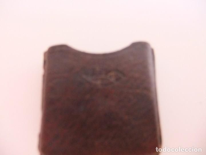 Antig&uuml;edades: cuentahilos lupa de bolsillo con funda - Foto 4