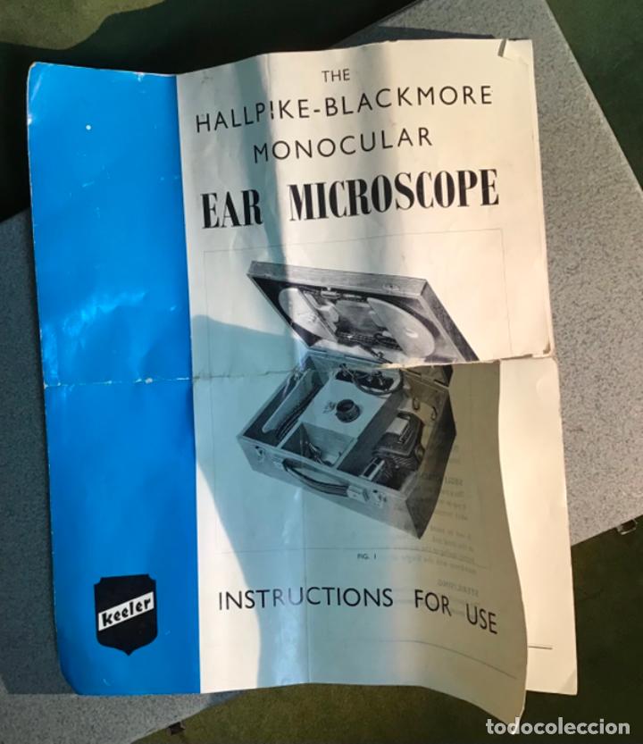 Antig&uuml;edades: EAR MICROSCOPE, APARATO MEDICO PARA OTORRINOLARINGOLOGO - Foto 6
