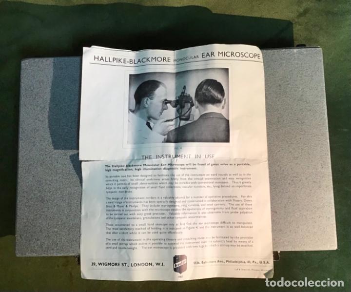 Antig&uuml;edades: EAR MICROSCOPE, APARATO MEDICO PARA OTORRINOLARINGOLOGO - Foto 8