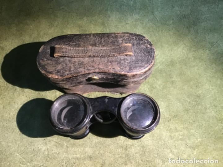 Antig&uuml;edades: PRISMATICOS CON ESTUCHE S.XIX - Foto 4