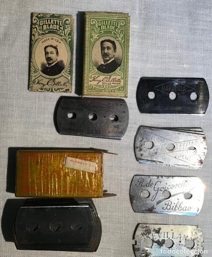 Antig&uuml;edades: LOTE DE HOJAS DE AFEITAR - Foto 2