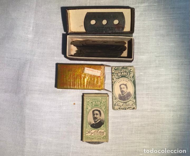 Antig&uuml;edades: LOTE DE HOJAS DE AFEITAR - Foto 1