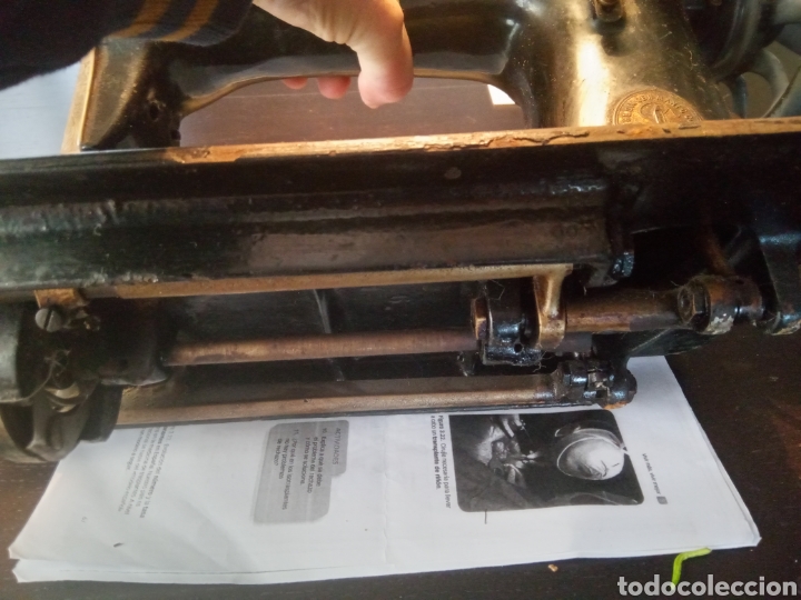 Antig&uuml;edades: Maquina coser Singer Esfinge - Foto 6