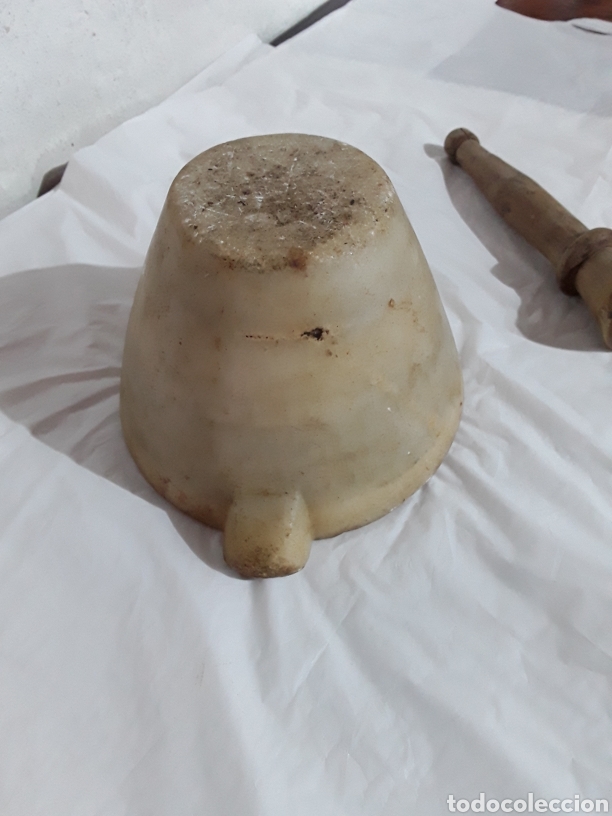 Antig&uuml;edades: Mortero de farmacia en alabastro - Foto 5