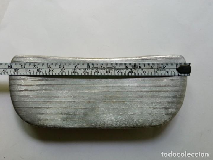 Antig&uuml;edades: FUNDA DE ALUMINIO PARA GAFAS PLANAS ANTIGUA - Foto 3