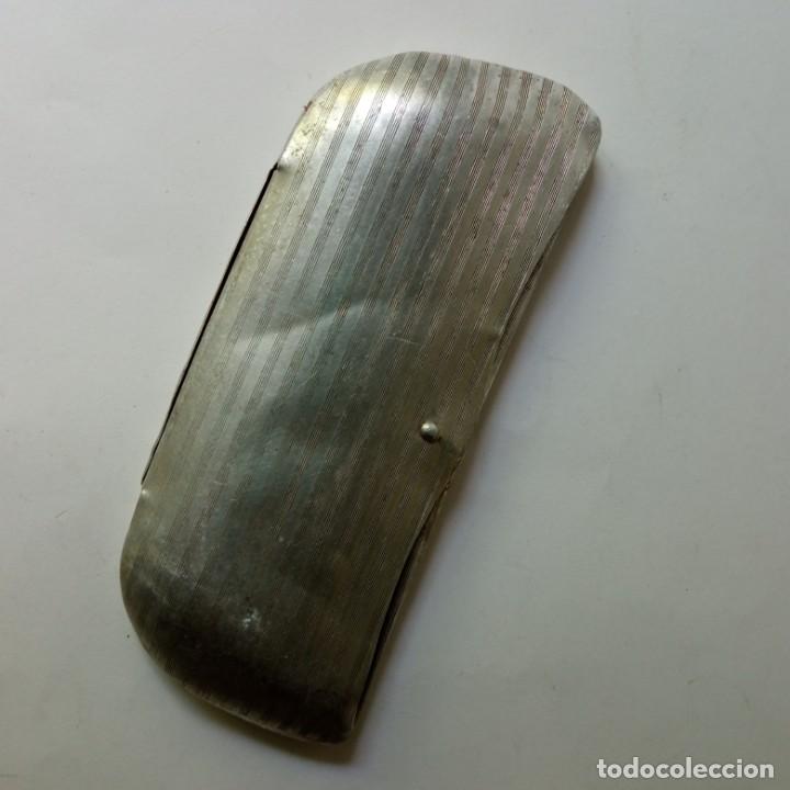Antig&uuml;edades: FUNDA DE ALUMINIO PARA GAFAS PLANAS ANTIGUA - Foto 6