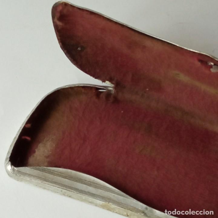 Antig&uuml;edades: FUNDA DE ALUMINIO PARA GAFAS PLANAS ANTIGUA - Foto 7