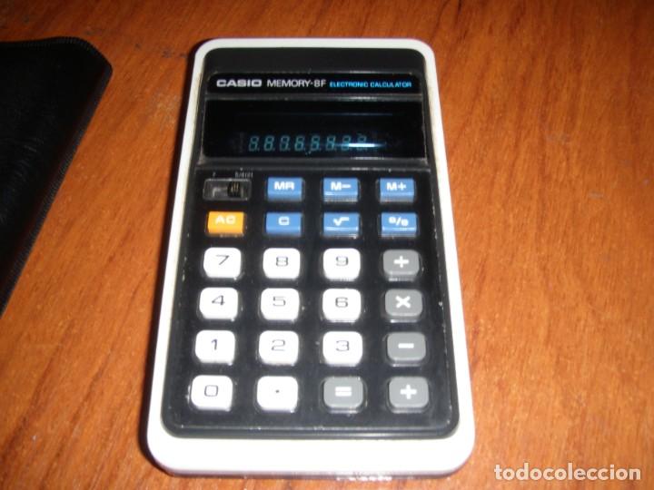 Antig&uuml;edades: CALCULADORA CASIO MEMORY-8F MEMORY8F FUNCIONANDO CON SU FUNDA - Foto 4