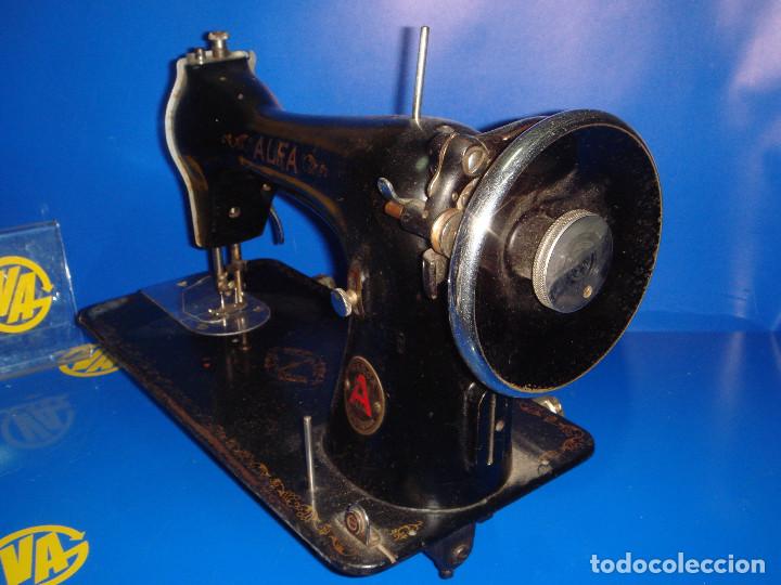 Antig&uuml;edades: M&aacute;quina de coser Alfa mod. 47 - Foto 5