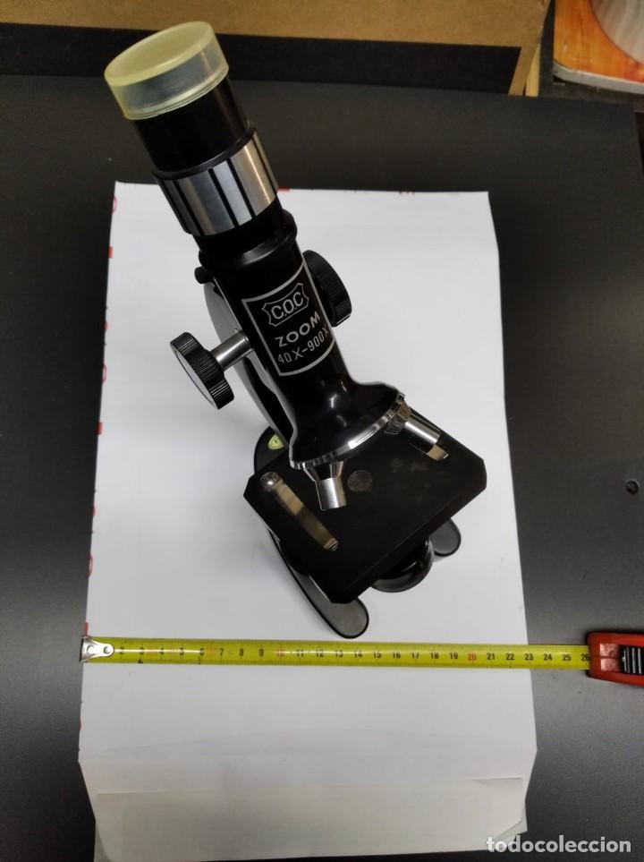 Antig&uuml;edades: MICROSCOPIO MARCA COC 40-900x - Foto 8
