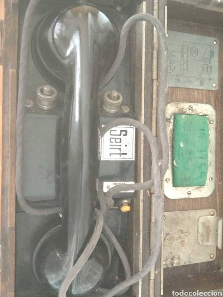 Tel&eacute;fonos: Antiguo tel&eacute;fono de baquelita - Foto 2
