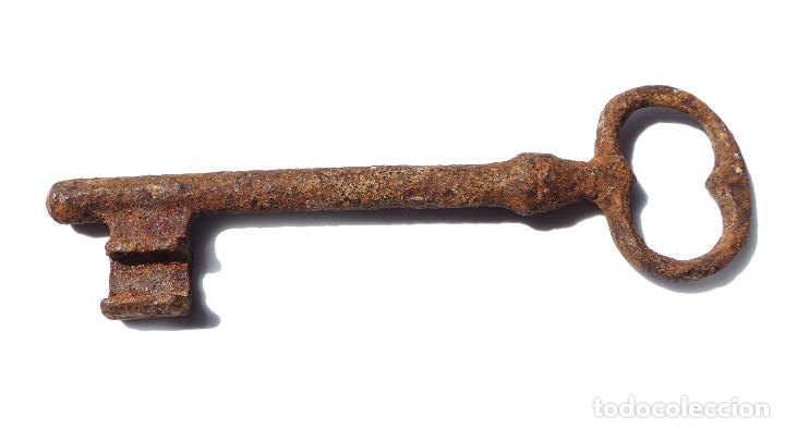 Antig&uuml;edades: LLAVE DE FORJA.- 14,5 CM DE LARGO - Foto 2