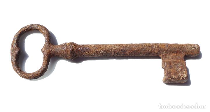 Antig&uuml;edades: LLAVE DE FORJA.- 14,5 CM DE LARGO - Foto 3