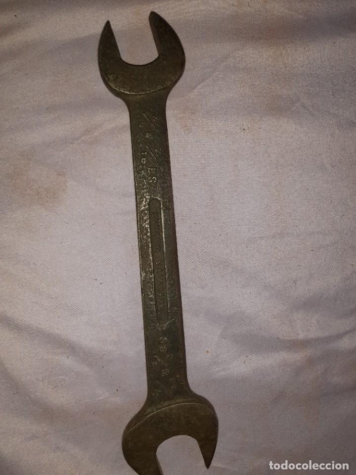 antigua herramienta llave fija marca leyland añ - Comprar
