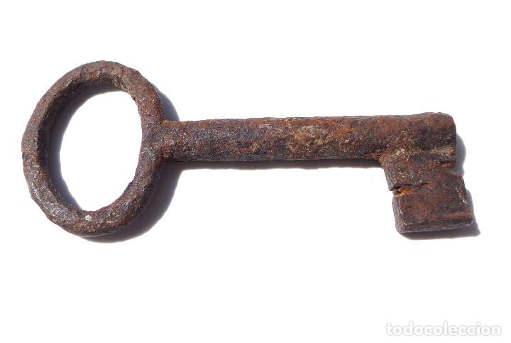 Antig&uuml;edades: LLAVE DE FORJA.- HUECA.11,5 CM DE LARGO - Foto 4