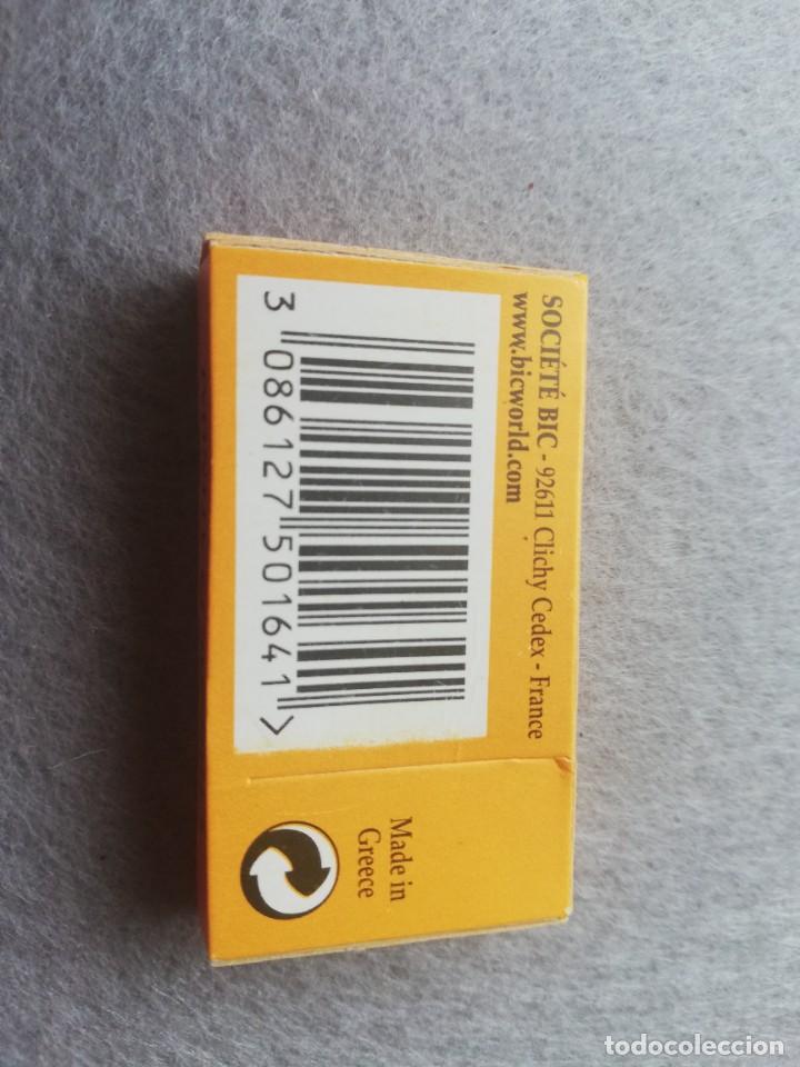 Antig&uuml;edades: DOS CAJAS DE 5 HOJAS AFEITAR BIC - Foto 3