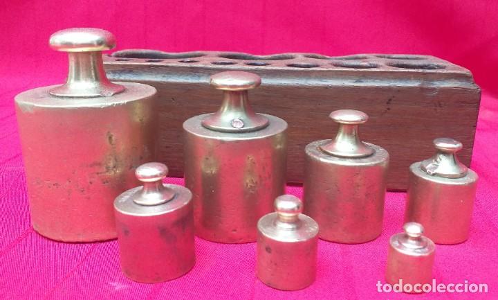 Antig&uuml;edades: JUEGO DE PESAS - Foto 5