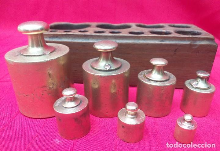 Antig&uuml;edades: JUEGO DE PESAS - Foto 7