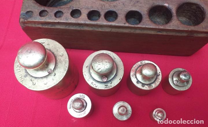 Antig&uuml;edades: JUEGO DE PESAS - Foto 8
