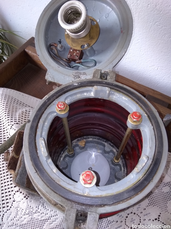 Antig&uuml;edades: FAROL DE BARCO - Foto 3