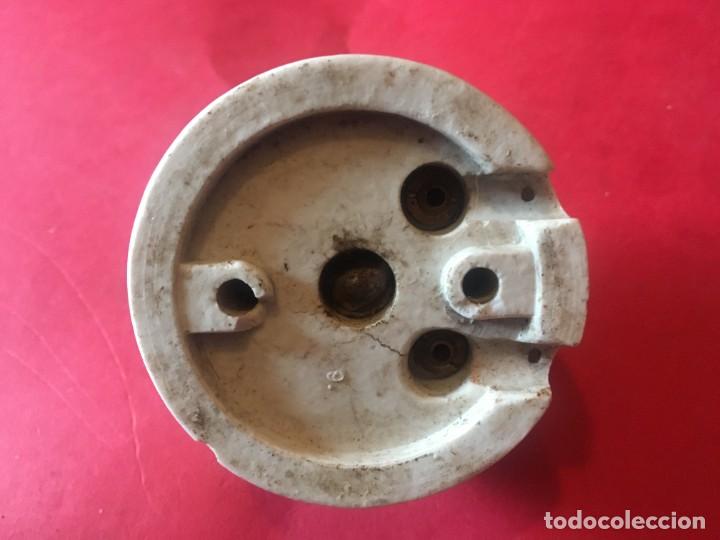 Antig&uuml;edades: interruptor de porcelana antiguo ( funciona ) - Foto 3