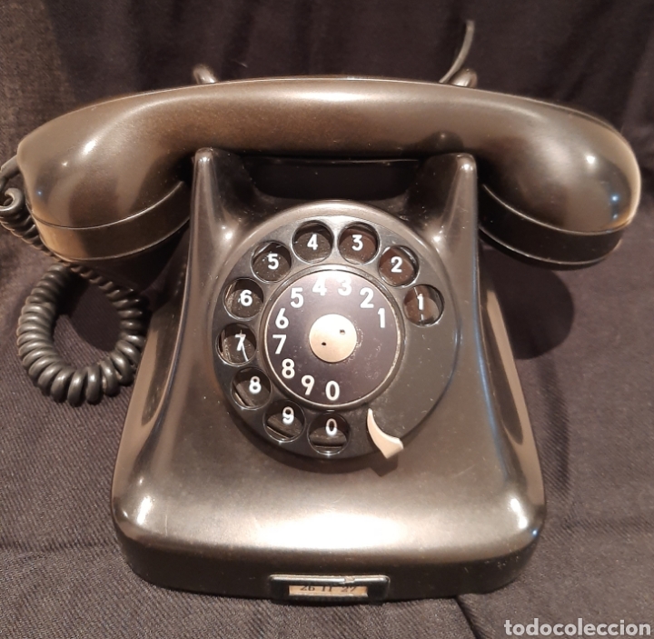Tel&eacute;fonos: Tel&eacute;fono de baquelita antiguo. - Foto 2