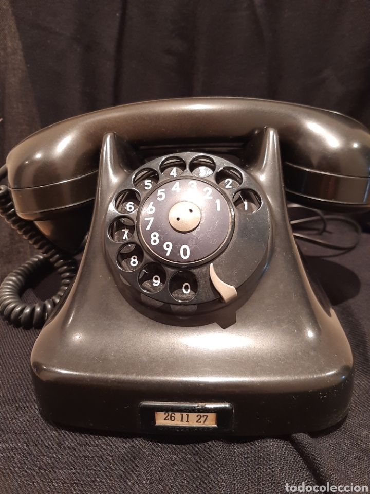 Tel&eacute;fonos: Tel&eacute;fono de baquelita antiguo. - Foto 3