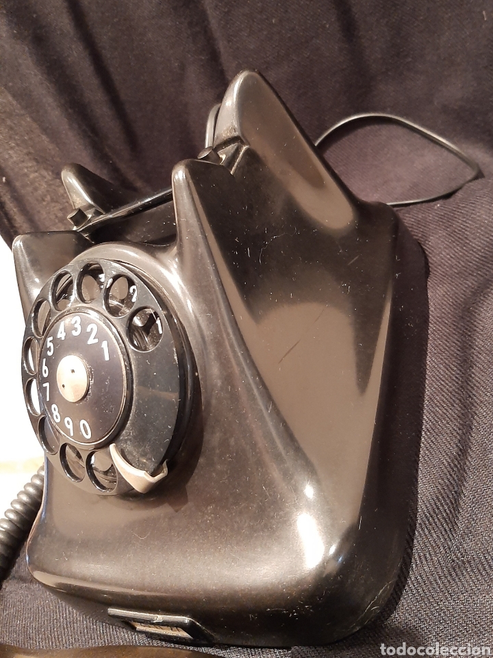 Tel&eacute;fonos: Tel&eacute;fono de baquelita antiguo. - Foto 6