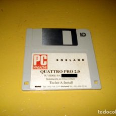 Antigüedades: BORLAND QUATTRO PRO 2.0 EN DISKETTE 3,5 PULGADAS HD. PC MAGAZINE