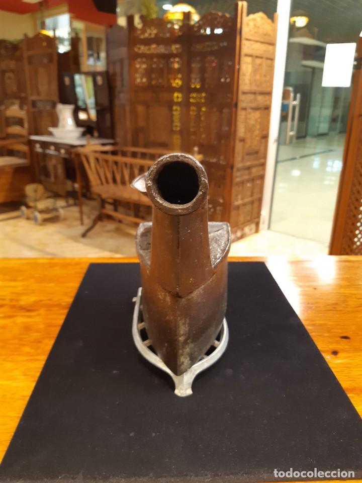 Antig&uuml;edades: PLANCHA DE CHIMENEA EN HIERRO DE CARBON - Foto 4