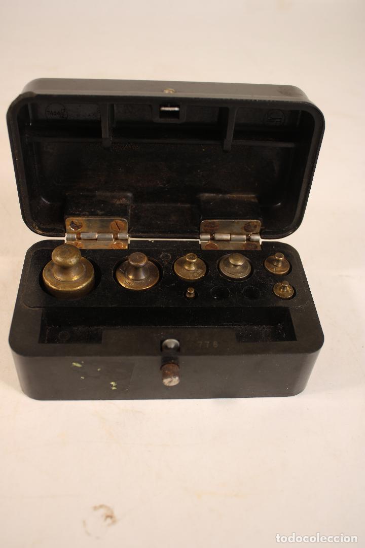Antig&uuml;edades: juego con 7 pesas ponderales de bronce - Foto 2