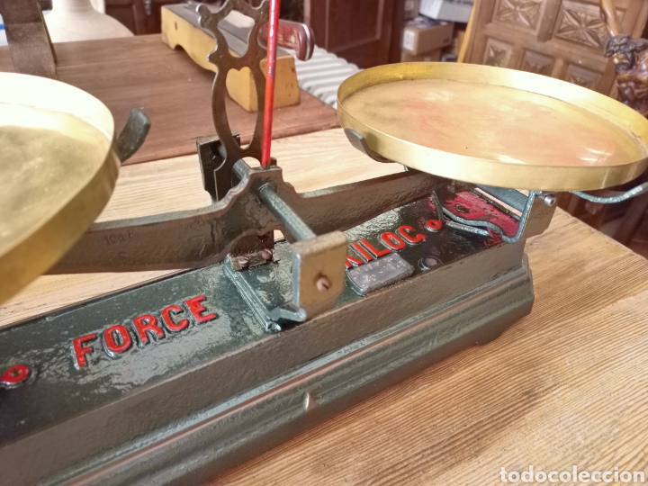 Antig&uuml;edades: Balanza force de 10 kilogramos - Foto 2