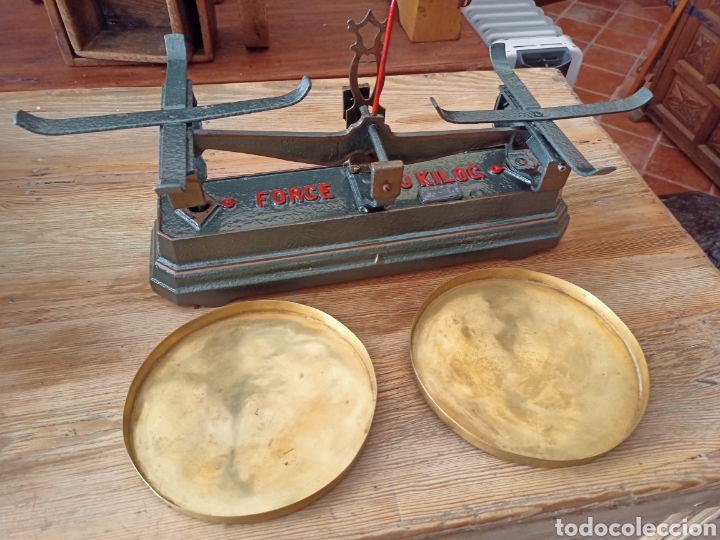 Antig&uuml;edades: Balanza force de 10 kilogramos - Foto 4